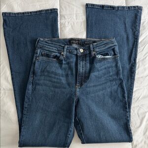 Banana Republic Indigo High Rise Flare Jeans